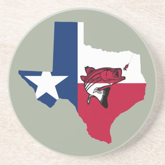 Texas Vist Zandsteen Onderzetter (Voorkant)