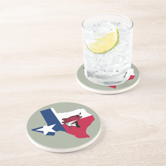 Texas Vist Zandsteen Onderzetter (Zijkant)