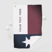  Texas vlag aangepast golfcadeau Golfhanddoek (Insitu)