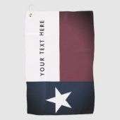  Texas vlag aangepast golfcadeau Golfhanddoek (Voorkant)