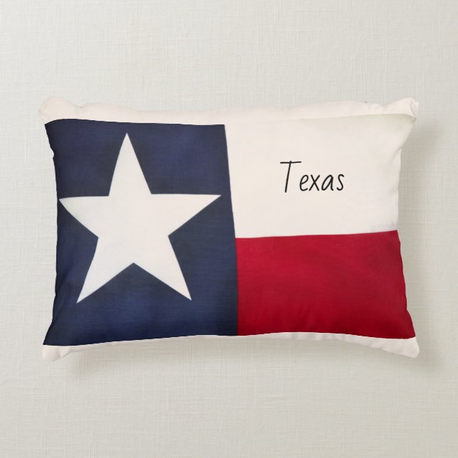 Texas vlag Accent Pillow Kussen (Voorkant)