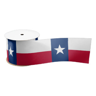 Texas-vlag & Amerika - staten USA - reizen/sport Satijnen Lint