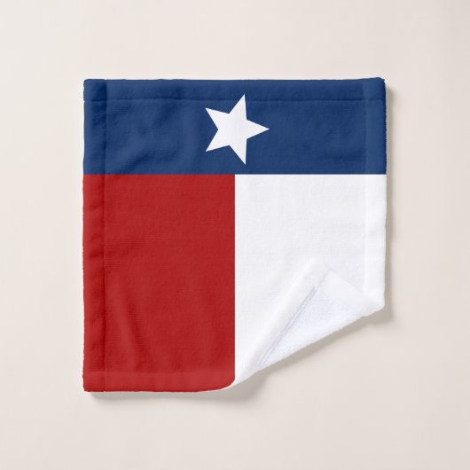 Texas vlag bad handdoek (Wasdoekje)