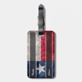  Texas-vlag Bagagelabel (Achterkant verticaal)