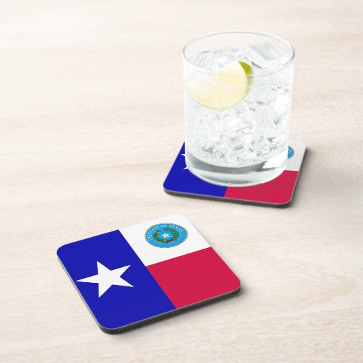 Texas vlag bier onderzetter (Rechterzijde)