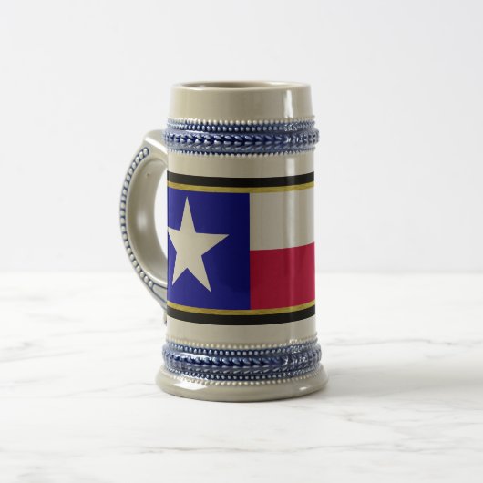 Texas vlag bierpul (Voorkant links)