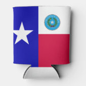 Texas vlag blikjeskoeler (Voorkant)