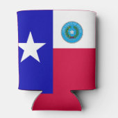 Texas vlag blikjeskoeler (Achterkant)