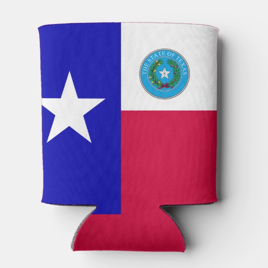 Texas vlag blikjeskoeler (Achterkant)