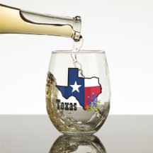 Texas Vlag & Bloem Bluebonnet met Aangepaste Naam
