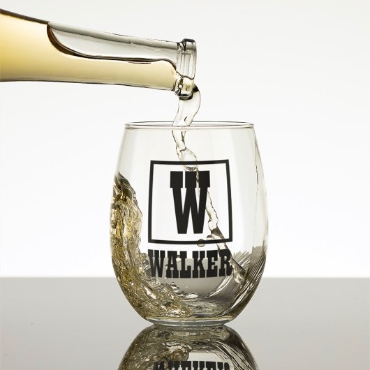 Texas Vlag & Bloem Bluebonnet met Aangepaste Naam Wijnglas Zonder Voet