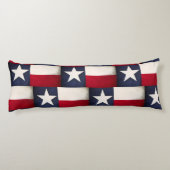 Texas vlag Body Pillow Lichaamskussen (Achterkant)