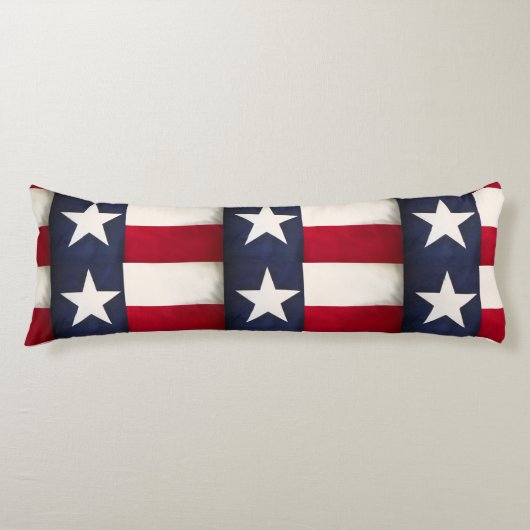 Texas vlag Body Pillow Lichaamskussen (Voorkant)