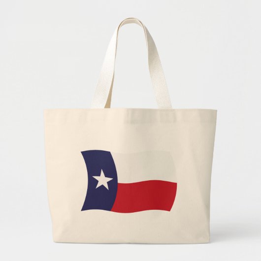 Texas Vlag Boodschappentas Grote Tote Bag (Voorkant)