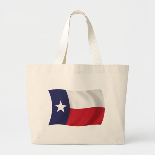 Texas Vlag Boodschappentas Grote Tote Bag (Voorkant)