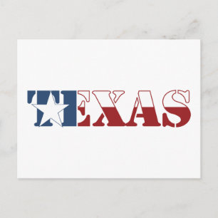 Texas vlag briefkaart