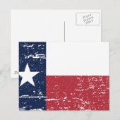  TEXAS-vlag Briefkaart (Voorkant / Achterkant)