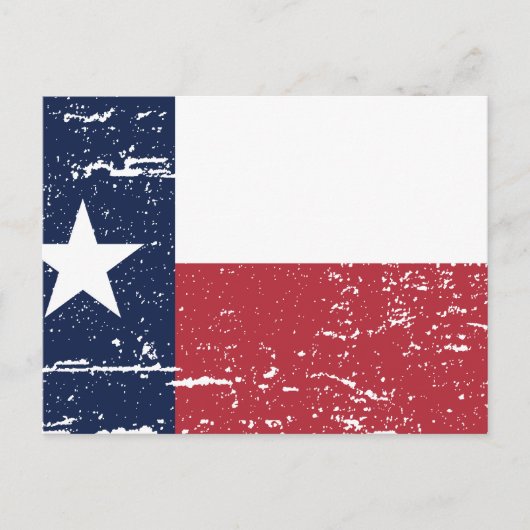  TEXAS-vlag Briefkaart (Voorkant)