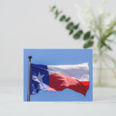 Texas-vlag Briefkaart (Staand voorkant)