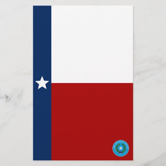 Texas vlag briefpapier (Voorkant)