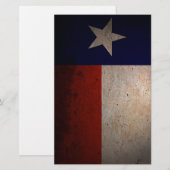 Texas vlag briefpapier (Voorkant / Achterkant)