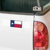 Texas Vlag Bumpersticker (Op Truck)