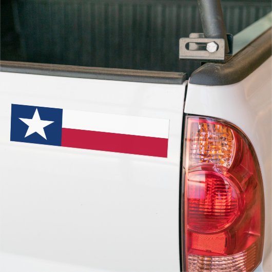 TEXAS-vlag Bumpersticker (Op Truck)