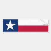 TEXAS-vlag Bumpersticker (Voorkant)