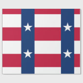 Texas vlag cadeaupapier (Vlak)