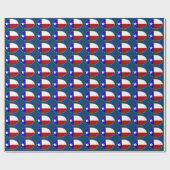 Texas vlag cadeaupapier (Vlak)