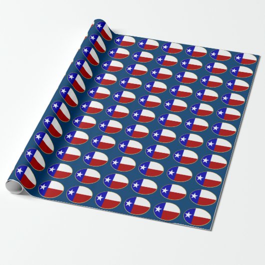 Texas vlag cadeaupapier (Uitgerold)