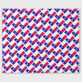 Texas vlag cadeaupapier (Vlak)