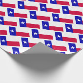 Texas vlag cadeaupapier (Hoek)