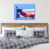 Texas-vlag Canvas Afdruk (Insitu (Slaapkamer))