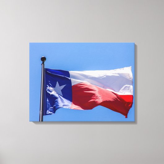 Texas-vlag Canvas Afdruk (Voorkant)