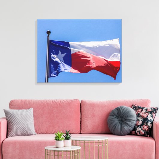 Texas-vlag Canvas Afdruk (Insitu (Woonkamer))