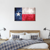 Texas-vlag Canvas Afdruk (Insitu (Slaapkamer))