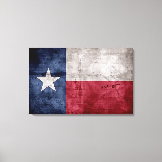 Texas-vlag Canvas Afdruk (Voorkant)