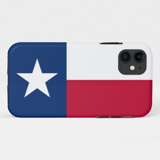 Texas Vlag Case-Mate iPhone Case (Achterkant (horizontaal))