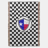 Texas vlag deken (Voorkant Verticaal)