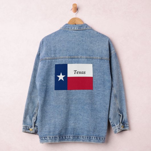 Texas vlag Denim Jas Denim Jacket (Hangar)