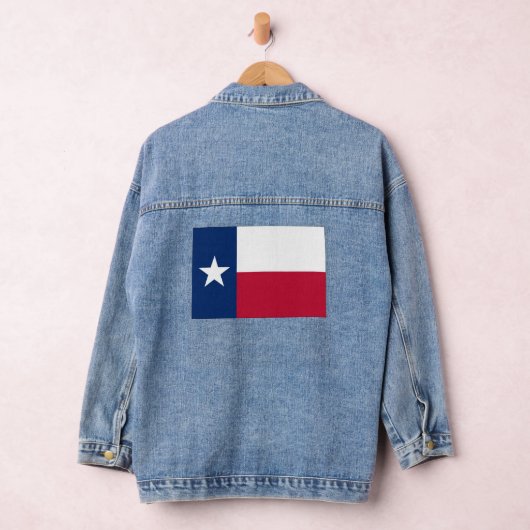Texas vlag Denim Jas Denim Jacket (Hangar)