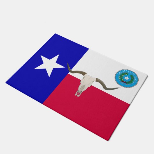 Texas vlag deurmat (Schuin)