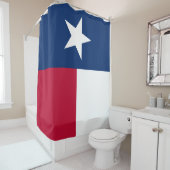 Texas Vlag Douchegordijn (In situ)