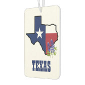 Texas Vlag en Bloem Bluebonnet Luchtverfrisser (Links)