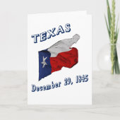 TEXAS VLAG EN VERJAARDAG KAART (Voorkant)