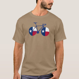 Texas Vlag Fietsen T-shirt
