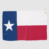 Texas vlag golfhanddoek (Horizontaal)