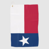 Texas vlag golfhanddoek (Voorkant)