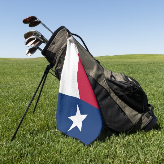 Texas vlag golfhanddoek (Groen)